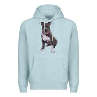 Blue Mist pitbull Premium Hoodie - RanaPortraitStore