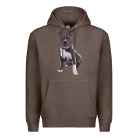 Coffee pitbull Premium Hoodie - RanaPortraitStore