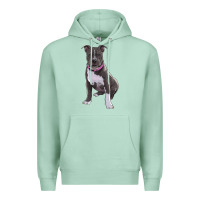 Seafoam pitbull Premium Hoodie - RanaPortraitStore