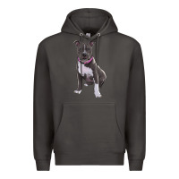 Smoke pitbull Premium Hoodie - RanaPortraitStore