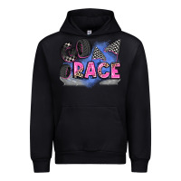 Black go race Urban Hoodie - Zillion Design Studio