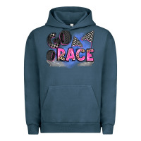 Pigment Midnight Navy go race Urban Hoodie - Zillion Design Studio