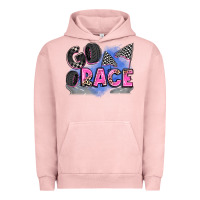 Pigment Salmon go race Urban Hoodie - Zillion Design Studio