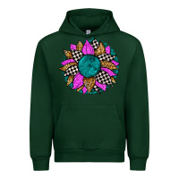 Forest Green race sunflower Urban Hoodie - Zillion Design Studio
