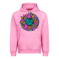 Fuchsia Pink race sunflower Urban Hoodie - Zillion Design Studio