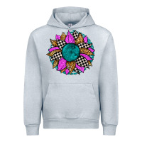 Heather Grey race sunflower Urban Hoodie - Zillion Design Studio