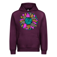 Mauve Wine race sunflower Urban Hoodie - Zillion Design Studio