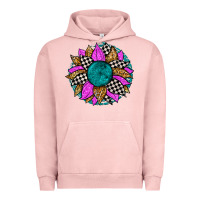 Pigment Salmon race sunflower Urban Hoodie - Zillion Design Studio