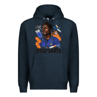 Navy afro man nurse life Premium Hoodie - texasbilliewilder