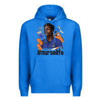 True Royal afro man nurse life Premium Hoodie - texasbilliewilder