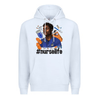 White afro man nurse life Premium Hoodie - texasbilliewilder