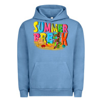 Pigment Pebble Blue summer break Urban Hoodie - texasbilliewilder