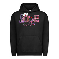Pigment Black valentine's day nurse love Urban Hoodie - RanaPortraitStore