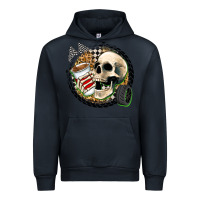 Navy race skull Urban Hoodie - Zillion Design Studio