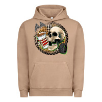 Pigment Burro race skull Urban Hoodie - Zillion Design Studio