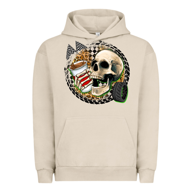 Race Skull Urban Hoodie by Zillion Design Studio | Teevron