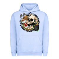 Pigment Grape Ice race skull Urban Hoodie - Zillion Design Studio
