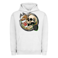Pigment Lunar Rock race skull Urban Hoodie - Zillion Design Studio
