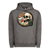 Pigment Tornado race skull Urban Hoodie - Zillion Design Studio