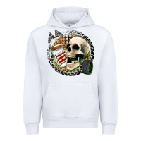 White race skull Urban Hoodie - Zillion Design Studio
