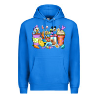 True Royal easter cartoon characters coffee cups Premium Hoodie - Zillion Design Studio