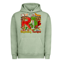 Pigment Oil Green respiratory therapist juneteenth Urban Hoodie - Zillion Design Studio