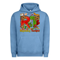 Pigment Pebble Blue respiratory therapist juneteenth Urban Hoodie - Zillion Design Studio