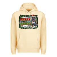 Pina Colada merry and bright pitbull with farm Premium Hoodie - RanaPortraitStore