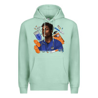 Seafoam afro man nurse Premium Hoodie - texasbilliewilder