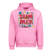 Fuchsia Pink summer  vibes Urban Hoodie - texasbilliewilder