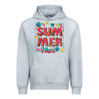 Heather Grey summer  vibes Urban Hoodie - texasbilliewilder