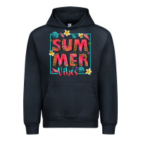 Navy summer  vibes Urban Hoodie - texasbilliewilder