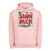 Pigment Salmon summer  vibes Urban Hoodie - texasbilliewilder