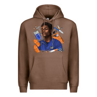 Chestnut afro man nurse Premium Hoodie - texasbilliewilder