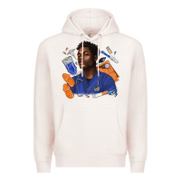 Pale Pink afro man nurse Premium Hoodie - texasbilliewilder