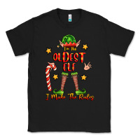 Black im the oldest elf i make the rules Classic Tee - FaDigitalArtStudio