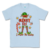 Dusty Blue im the oldest elf i make the rules Classic Tee - FaDigitalArtStudio