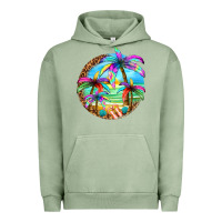 Summer Colorful Palms Urban Hoodie | Teevron