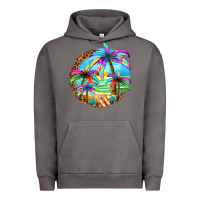 Pigment Tornado summer colorful palms Urban Hoodie - texasbilliewilder