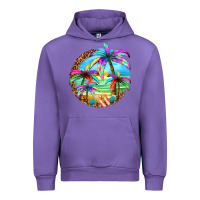 Tulip summer colorful palms Urban Hoodie - texasbilliewilder