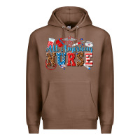 Chestnut all american nurse Premium Hoodie - texasbilliewilder