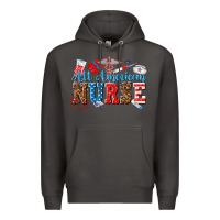 Smoke all american nurse Premium Hoodie - texasbilliewilder