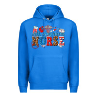 True Royal all american nurse Premium Hoodie - texasbilliewilder