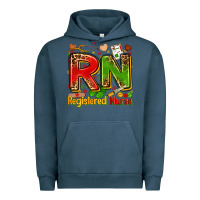 Pigment Midnight Navy registered nurse juneteenth Urban Hoodie - Zillion Design Studio