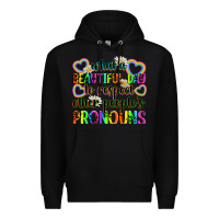 Black what a beautiful day to respect other people's pro Premium Hoodie - Zillion Design Studio