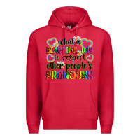 Cardinal what a beautiful day to respect other people's pro Premium Hoodie - Zillion Design Studio