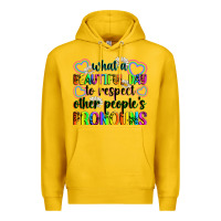 Lemon what a beautiful day to respect other people's pro Premium Hoodie - Zillion Design Studio