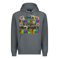 Rock what a beautiful day to respect other people's pro Premium Hoodie - Zillion Design Studio