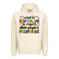 Tofu what a beautiful day to respect other people's pro Premium Hoodie - Zillion Design Studio