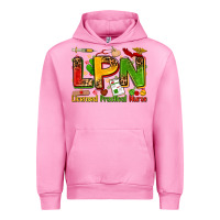 Fuchsia Pink licensed practical nurse Urban Hoodie - Zillion Design Studio